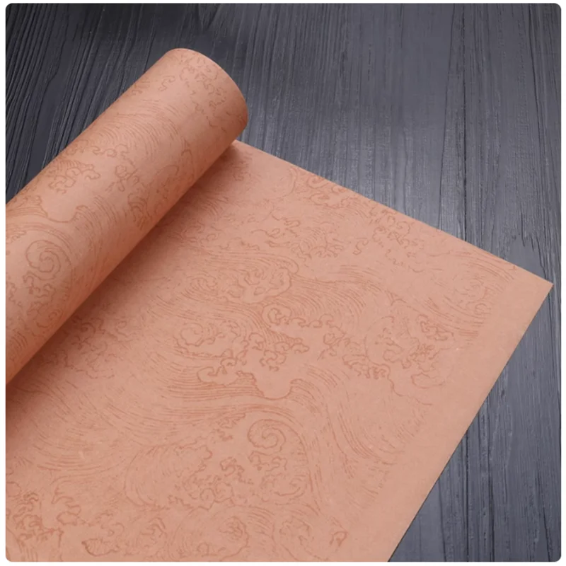10 Sheets Retro Rice Paper Brush Writing Calligraphy Painting Creation Paper Half-Ripe Xuan Paper Small Regular Script Practice