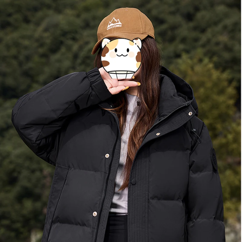 سترة شتوية بغطاء للرأس بتصميم جديد 252508 - معطف سميك ودافئ مناسب لكل من الرجال والنساء. لديه حشوة إضافية #3