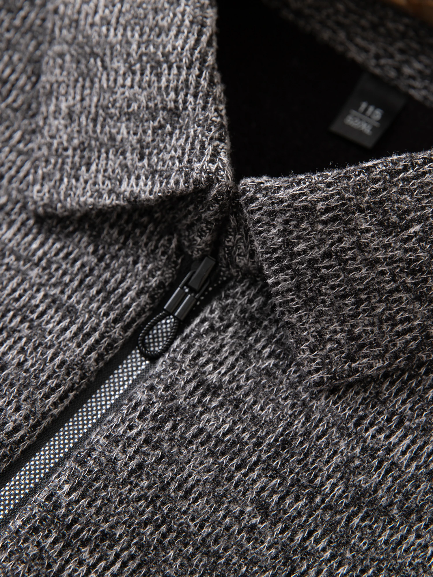 

Теплый вязаный свитер Thiened Fce для мужчин, повседневный деловой воротник на молнии с воротником на молнии, универсальный осенне-зимний трикотаж