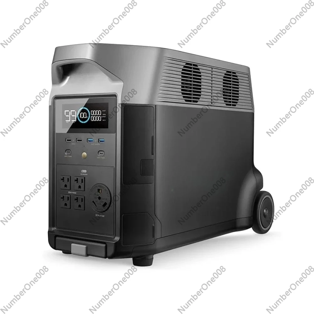 3600Wh LiFePO4 Portable Power Station for EcoFlow DELTA Pro, 3600W AC Pure Sine Wave 5 Outlets 2.7h Fast Charge