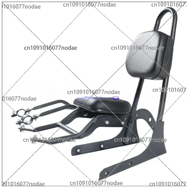 Electric Scooter Second Seat with Backrest Double Seat Accessory for Urban Coco E Chopper M1