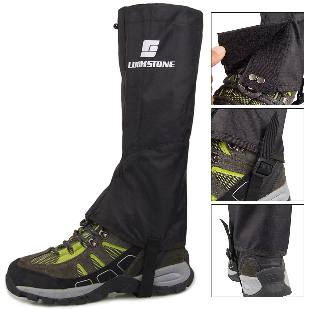 Leg Hiking Gaiters Outdoor Travel Leg Warmers Men Women Rain Boot Gators Snow Boot Leg Gaiters for Walking Mountain Snowshoeing