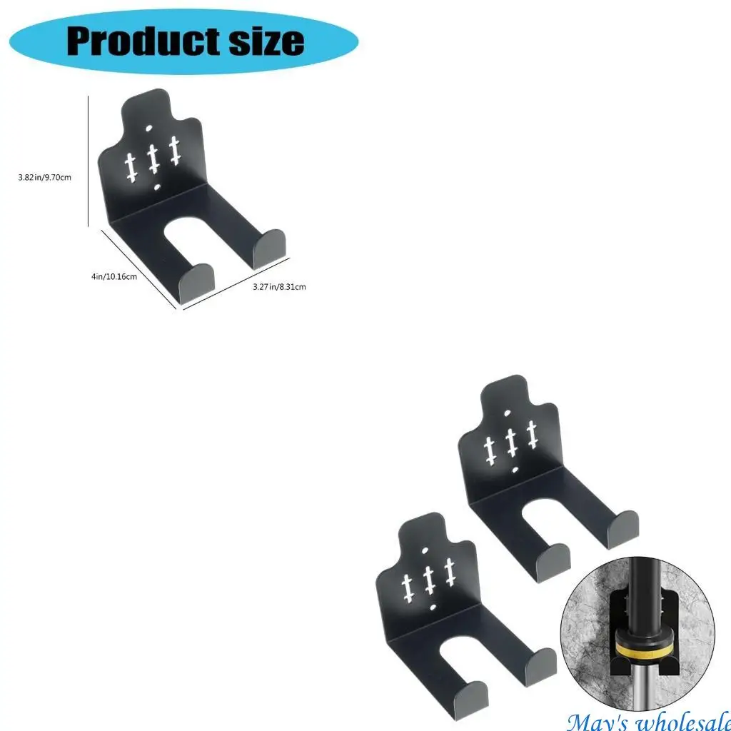 

2pcs Garage Fitness Equipment Organizers Rust Resistant Vertical Barbells Holders 448A