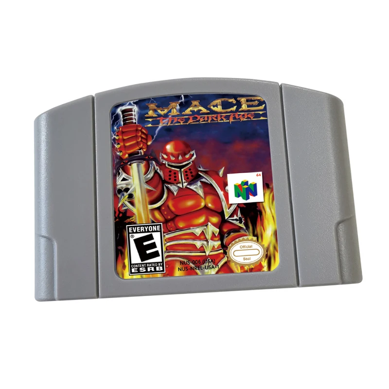 

N64 games Cartridge Mace - The Dark Age 64 NTSC Version Retro Games reconstructed