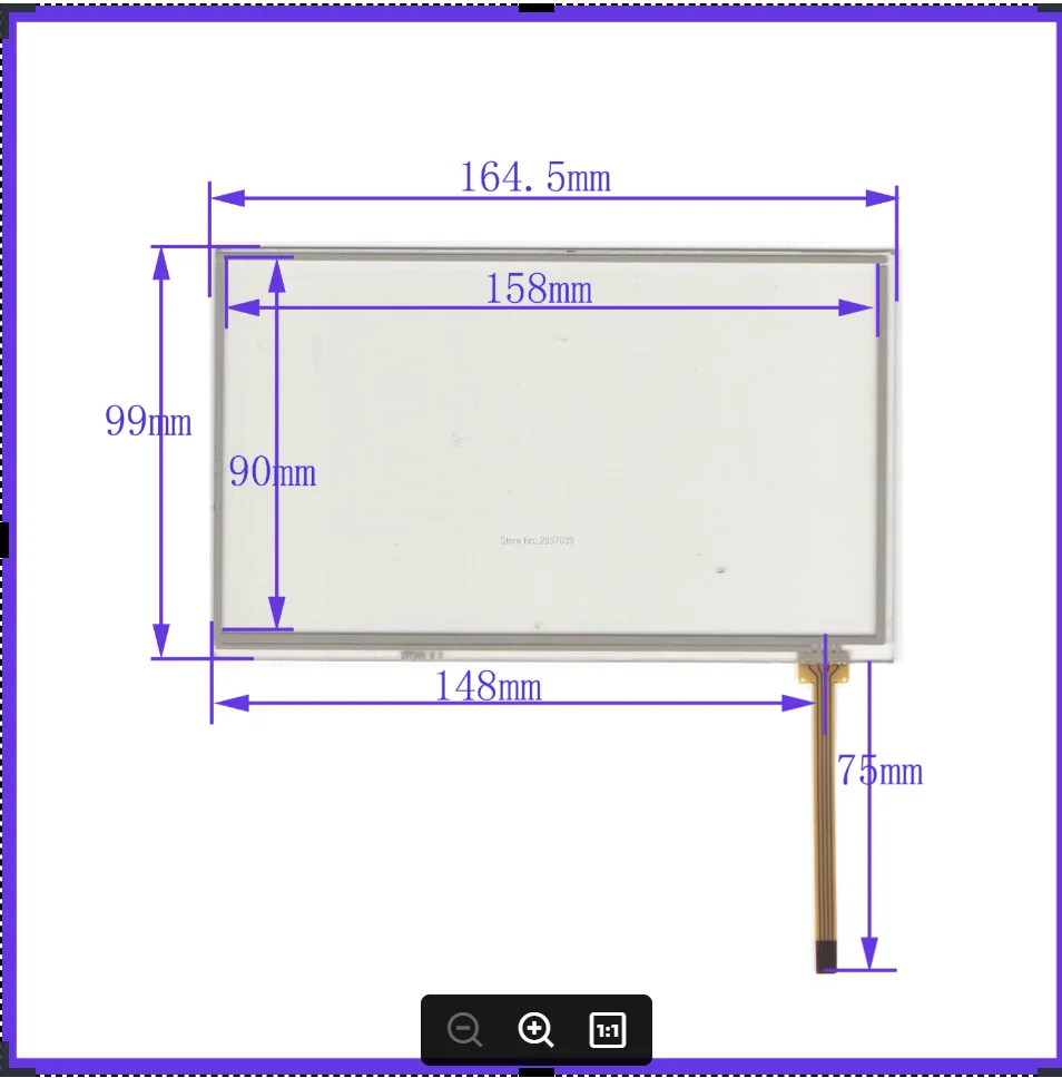 ZhiYuSun Wholesale 165*100mm XWT305 NEW 7inch 4 line For Car DVD touch screen panel Sensor glass this is compatible