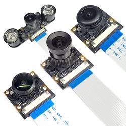 OV5647 Camera Module for Raspberry Pi 3B 4B 3B+ Adjustable Focus 1 3.6MM HD 5 Million Pixel Night Vision  120 130 200 160 Degree