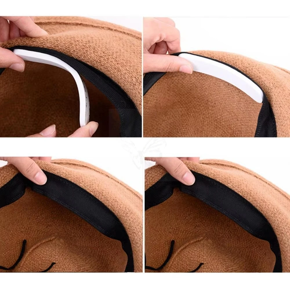 Hutverstellbänder, 10 Stück, selbstklebende Pads zum Anpassen der Hutgröße, Einfüllstücke zur Größenreduzierung für Baseballkappen, Fischerhüte, Sonnenhüte. – Detail 6