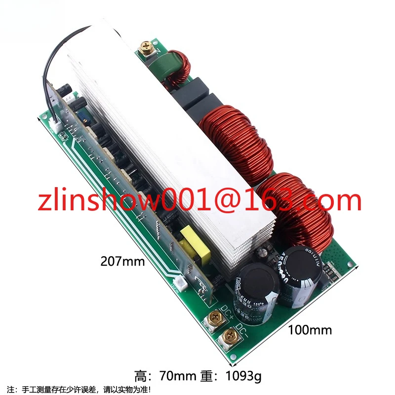 

Pure sine wave inverter input DC320-450V output AC110-220V rear stage board 5000W high power