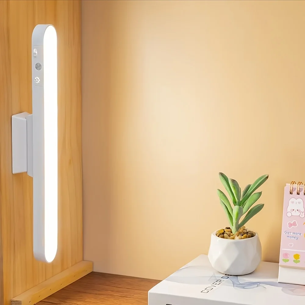 1 Or 2pcs Rechargeable USB LED Desk Lamp - 3 Color Modes, Touch/Remote Control No-Drill Installation, Rotatable Angle