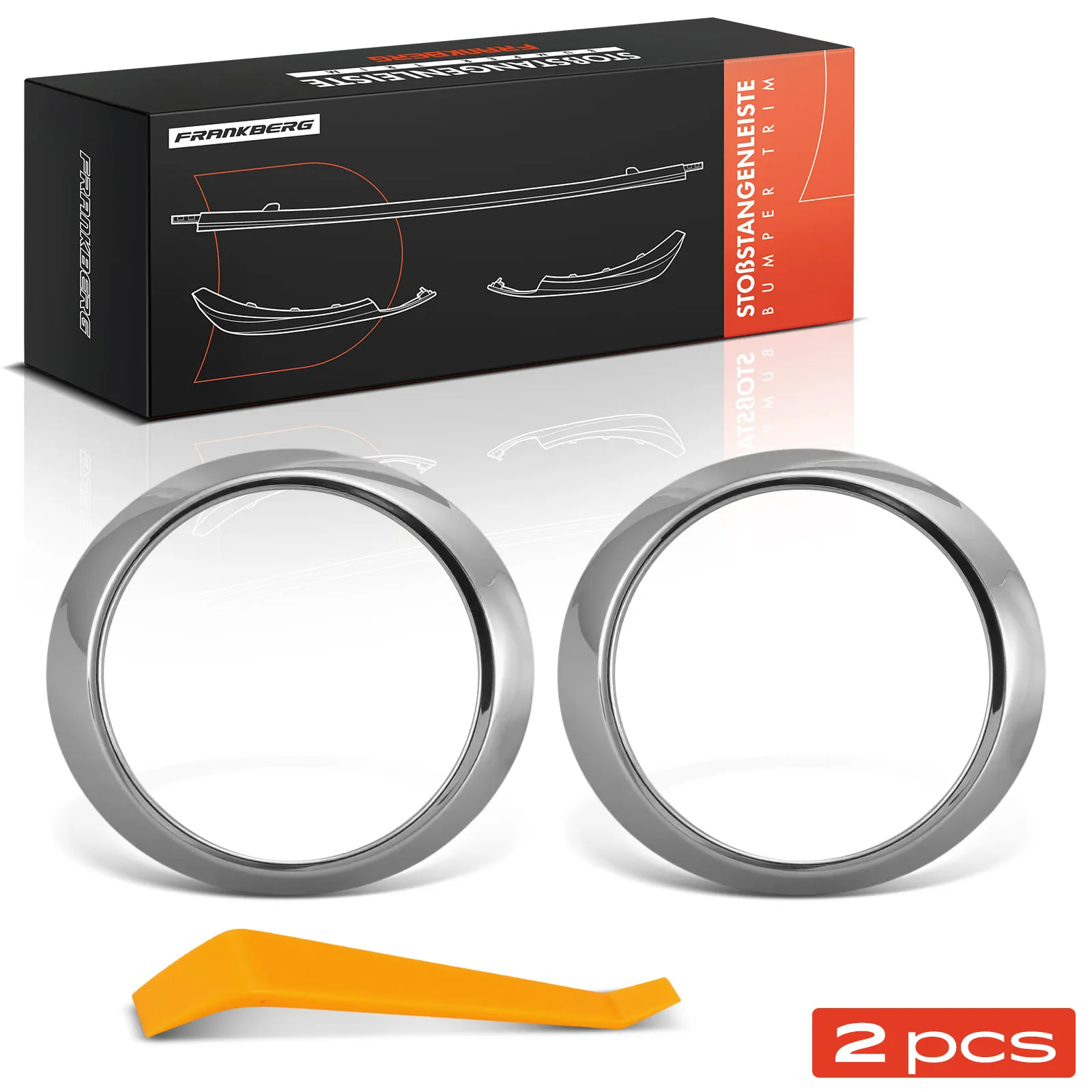 Frankberg 2x Trim Bumper Bumper Voorzijde voor Mercedes-Benz R-Klasse V251 W251 3.0L 3.5L 2518850374