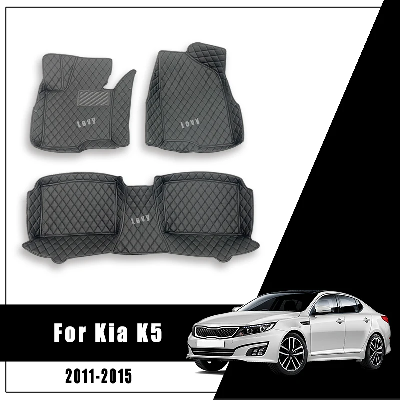 Car Floor Mats For KIA Optima K5 2011 2012 2013 2014 2015 Auto Rug Covers Car-styling Interior Accessories Auto Parts Custom