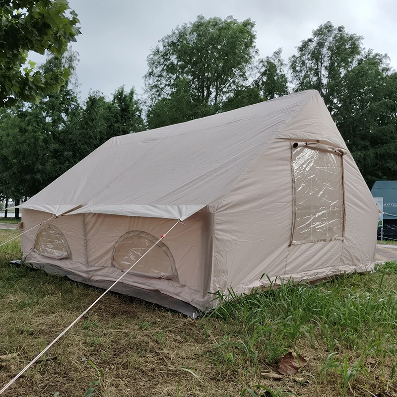 

Square UV Protection Inflatable Tent - Portable Pop up Tent for Outdoor Camping, Hiking, Picnic