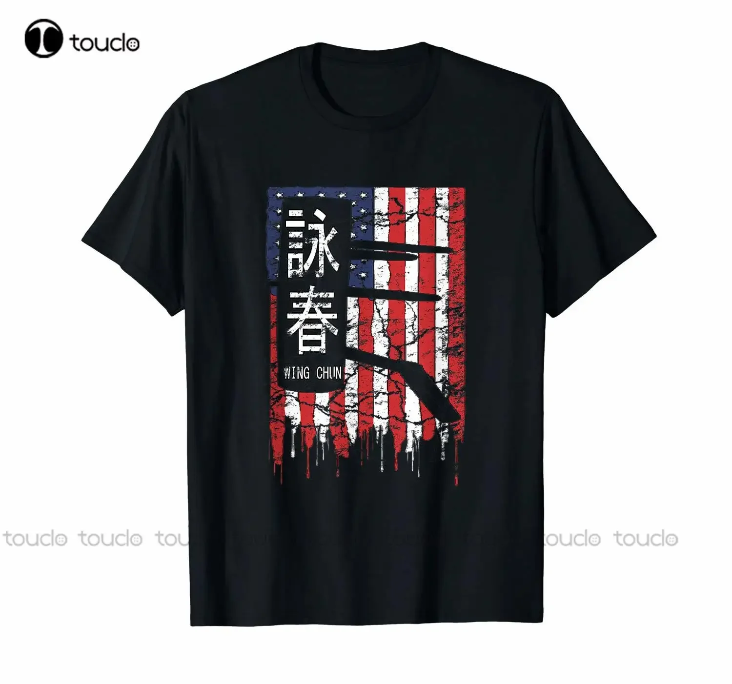 

Wing Chun Wooden Dummy Shirt Us Flag Wing Chun T Shirt Womens White Tshirt Custom Aldult Teen Unisex Digital Printing Tee Shirts