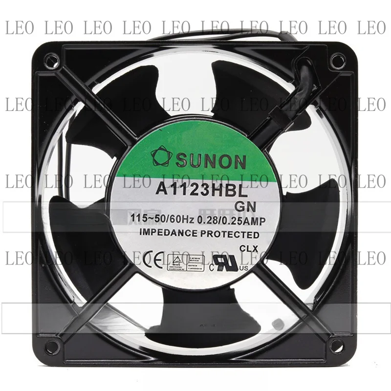 MY 1x A1123-HBL.GN Fan; 115V; 120x120x38mm 50/60Hz 0.28/0.25AMP
