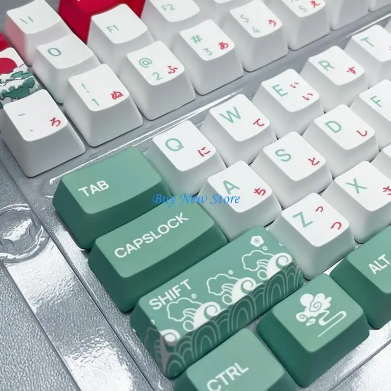 

20ce Обновите свой опыт набора текста с помощью Coral Sea PBT -Keycaps XDA/OEM -профиль, для энтузиастов MX Switches