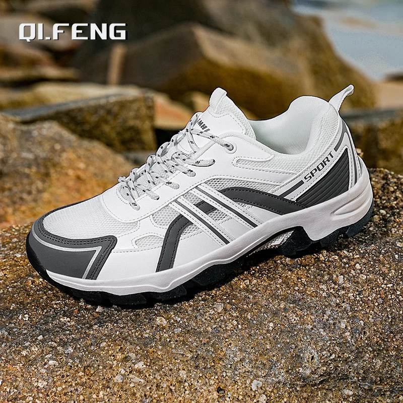 Chaussures d'alpinisme en maille respirante pour hommes, chaussures de fitness décontractées, anti-ald, voyage, extérieur, couple, mode, nouveau, 36-46, 2025