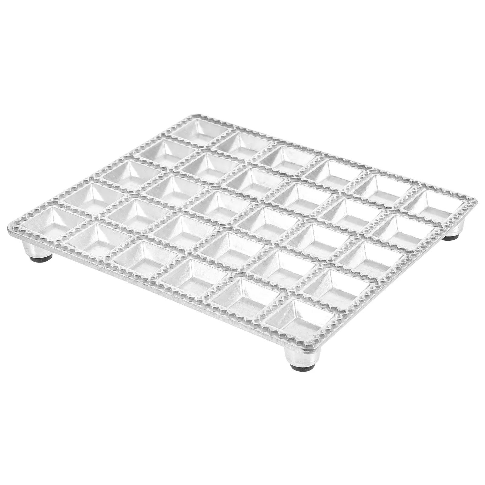 Molde para Empanadillas de Aleación de Aluminio, Molde para Raviolis con Múltiples Orificios para Hacer Empanadillas Caseras sin Esfuerzo, Diseño Intuitivo, Reutilizable, para Cocina