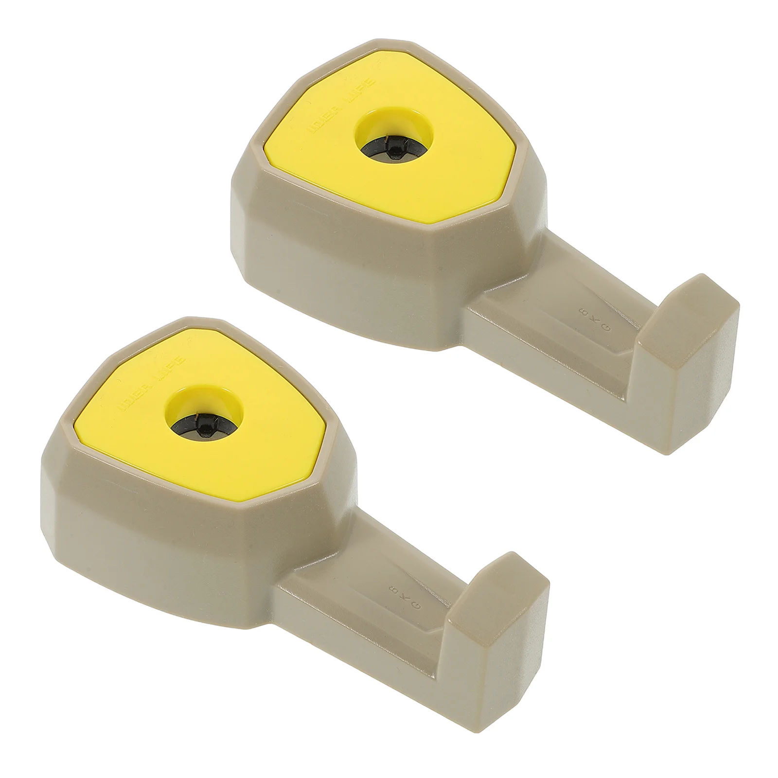 

2pcs Car Headrests Hook Polygonal Rotatable Hidden Storage For Bags Clothes Umbrellas Universal Auto Seat Organizer Vehicle