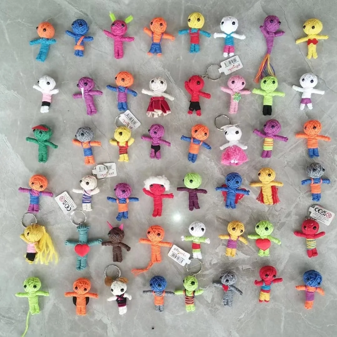 

50 Pcs Mini Wicked Witch Doll Figure Random Keychain Handmade Model Kawaii Toy Halloween Decor Ornaments Birthday Party Gifts