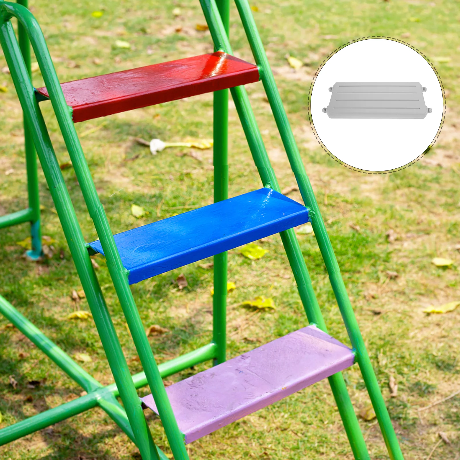 Repose-pieds en plastique de remplacement pour enfants, équipement de terrain de jeu pour enfants, accessoire coulissant d'intérieur et d'extérieur