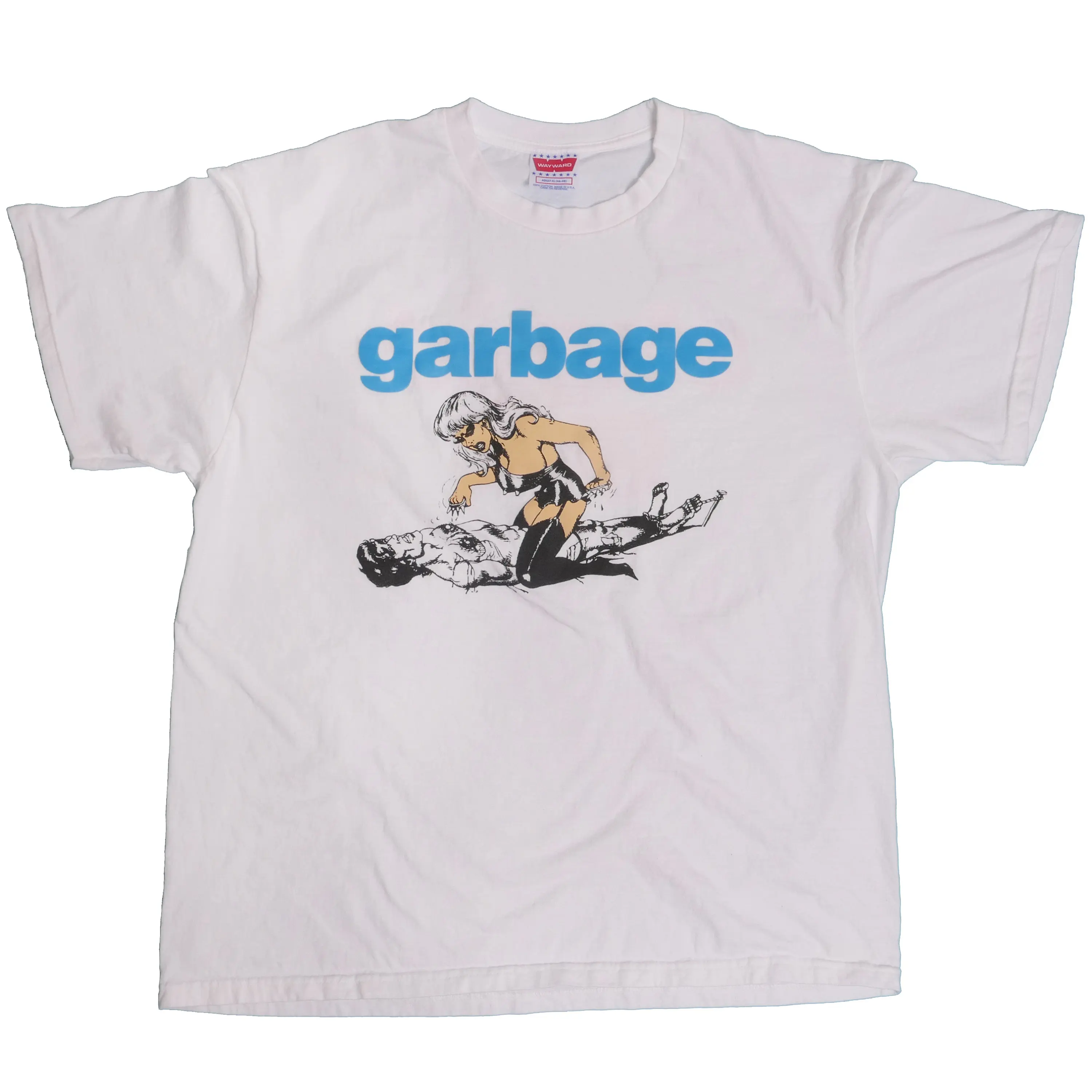 Vintage Garbage Stupid Girl T Shirt Shirley Manson Version 2 0 Alternative Scottish American Rock Indie Heavyweight Boxy