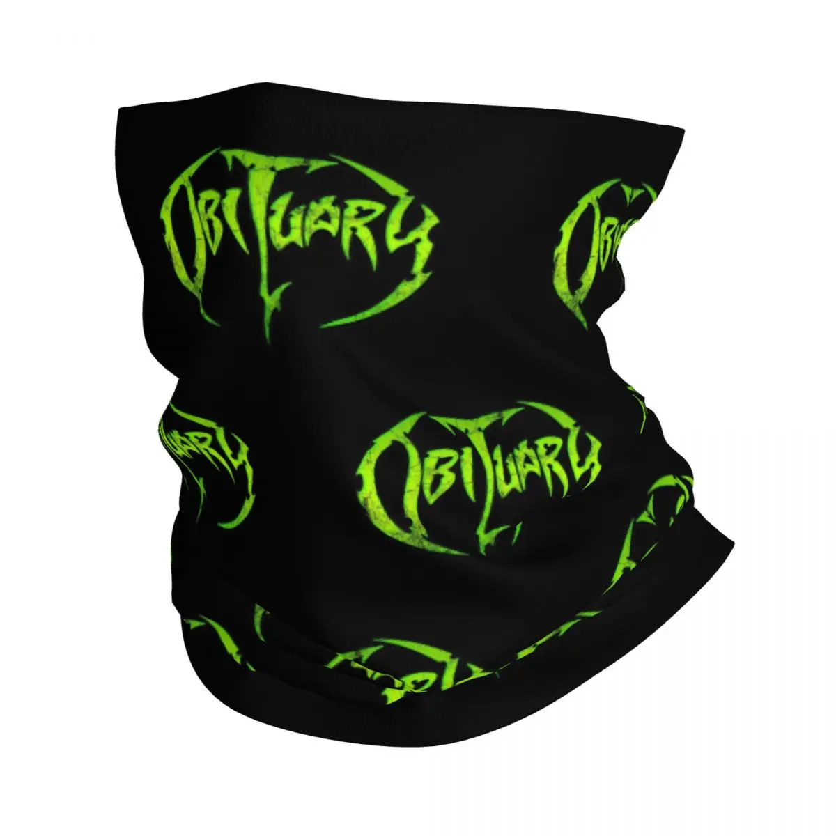 Obituary Band Death Metal Bandana Neck Gaiter Heavy Metal Mask Scarf Multifunctional Face Mask Cycling Unisex Adult Washable