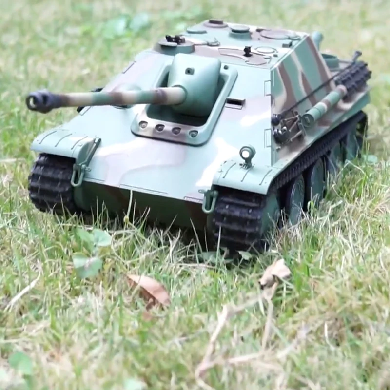 Henglong 3869 Remote Control Tank German Cheetah Heavy Multifunctional Battle Simulation Tank Car Model Toy