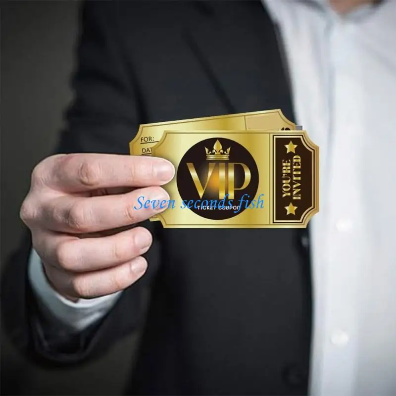 L74B 100pcs cartões convite VIP WETLID