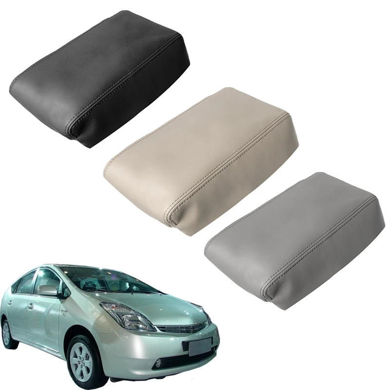 For Toyota Prius 2004-2009 PU Leather Car Center Console Armrest Cover Auto Arm Rest Box Pad Lid Cover Protection