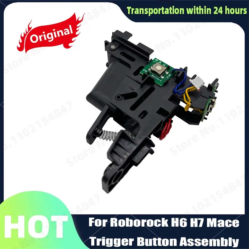 New and Original Roborock H6 H7 Andheld Cordless Vacuum Cleaner Service Spare Parts Mace Trigger Button Assembly Accessories