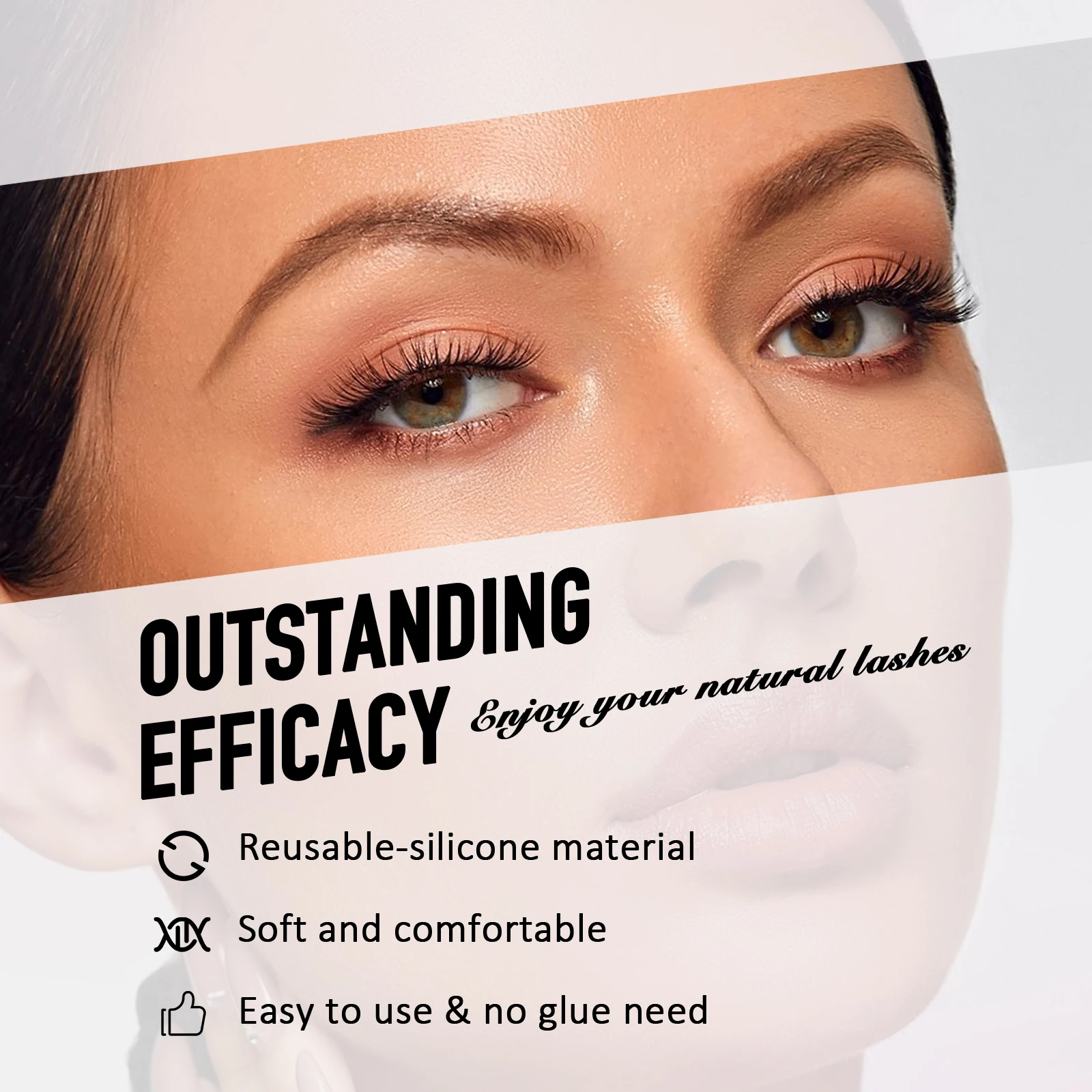 PERMANIA 8 pares C & LCurl almohadillas de silicona para permanente de pestañas palo de pestañas pegajosas escudo levantamiento 3D rizador de pestañas accesorios herramienta de maquillaje