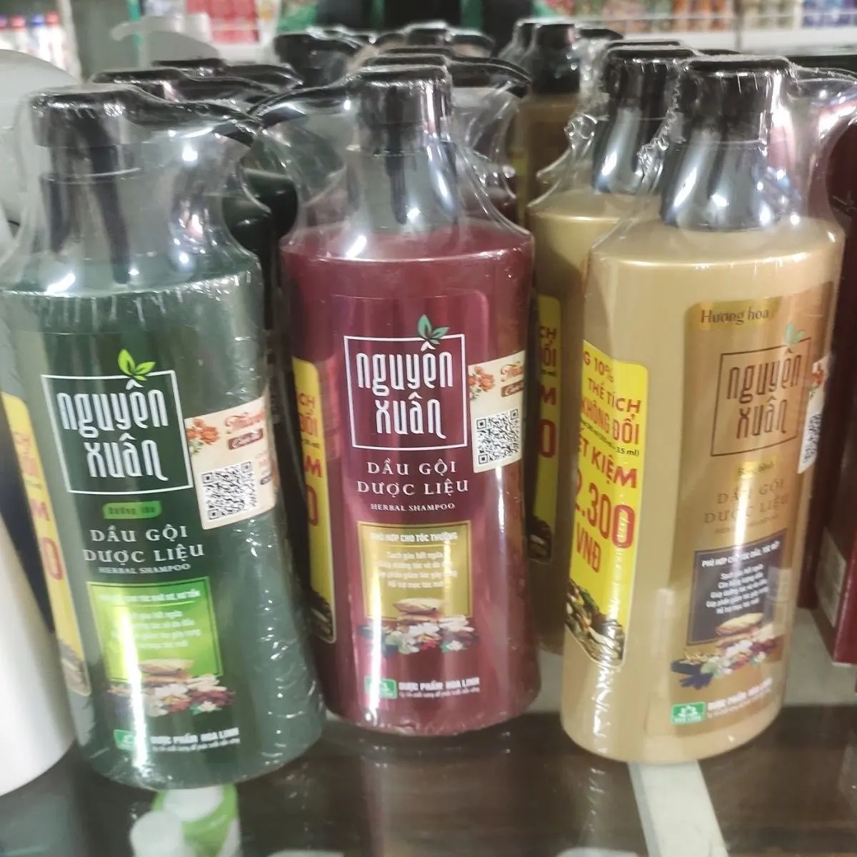 350ml Vietnamese shampoo nguyen xuan dau goi duoc lieu