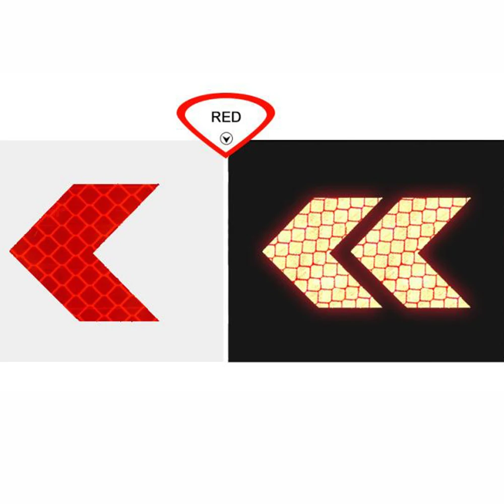Truck Car reflector 4.5*4.5cm Auto Bumper Decal Reflector Safety Sticker Brand new High quality Truck Car reflector