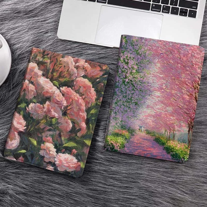 

Pink Rose Garden Bloom Gift Tablet Case For Samsung Galaxy Tab S7 S8 S9 S10 FE Lite
