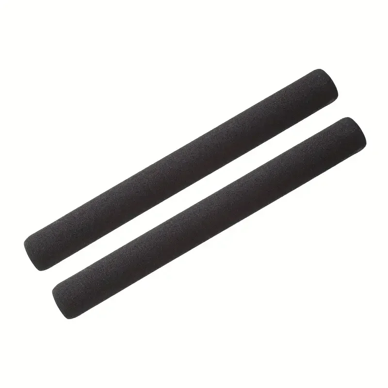 Poignées de Tube en mousse noire de 50cm, 2 pièces/ensemble, couvertures de poignée en mousse confortables et découpables pour équipement de Fitness, remplacement de guidon de vélo