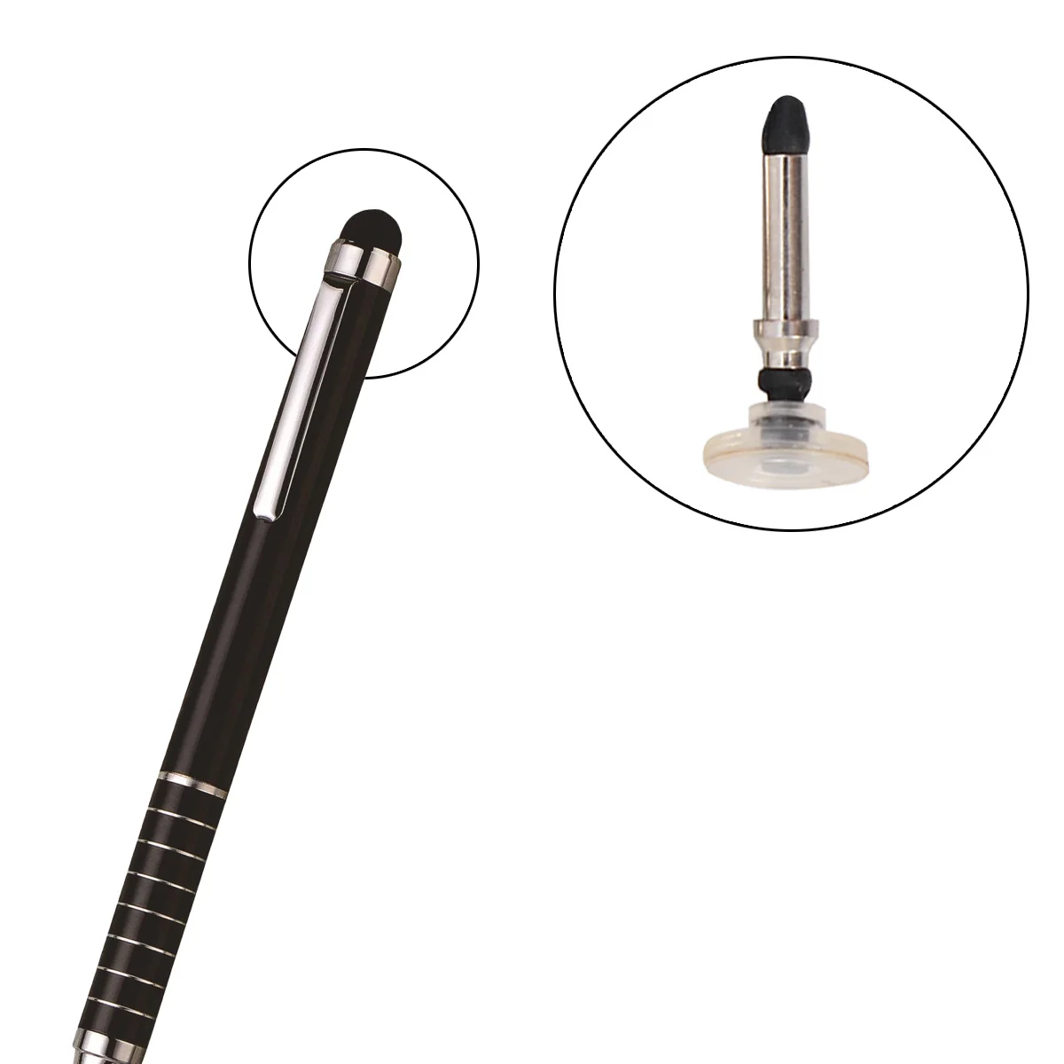 

Clear Disc Tip Stylus Replaceable Silicone Touchscreen Point High Precision Compatible All Capacities Devices Durable For Notes