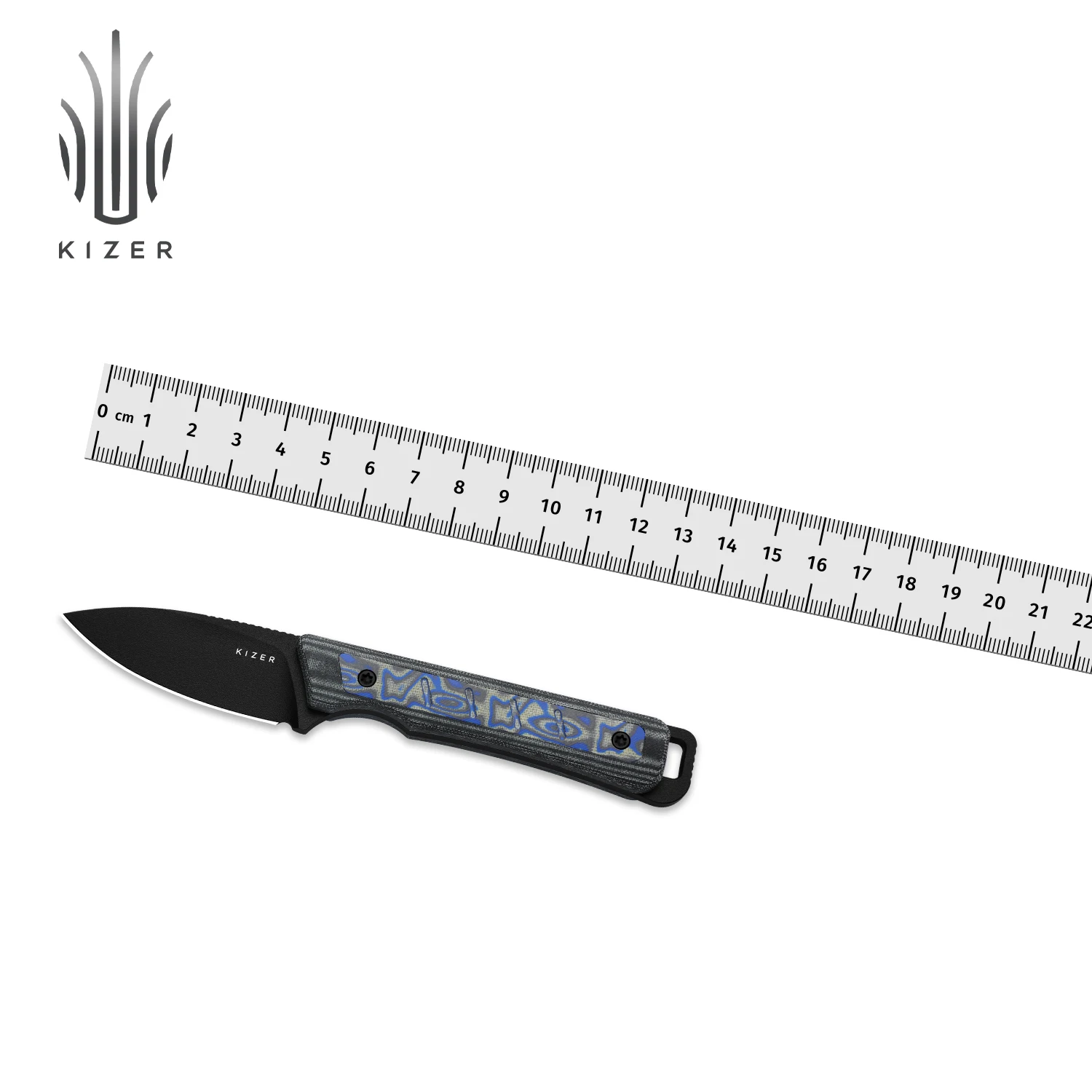 

Kizer Fixed Blade Knife Whiskey Jack 1108A1/1108A2/1108A3 Micarta/G10 Handle 10V/Damascus/AEB-L Blade EDC Pocket Outdoor Knives