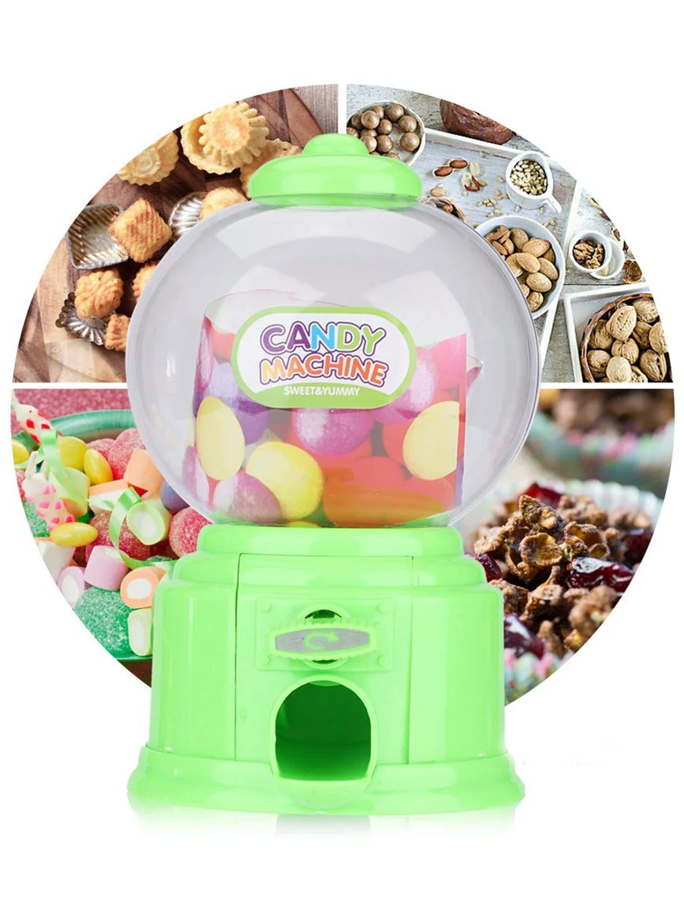 Cute gift candy box Korean mini Twist candy machine Candy machine children\'s sugar toy storage jar
