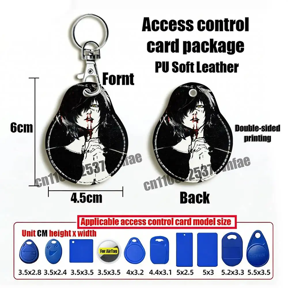 For Slow Damage Towa For AirTag Card Holder Cover ID Clips Credit Bank Access Bus Electric Keychain