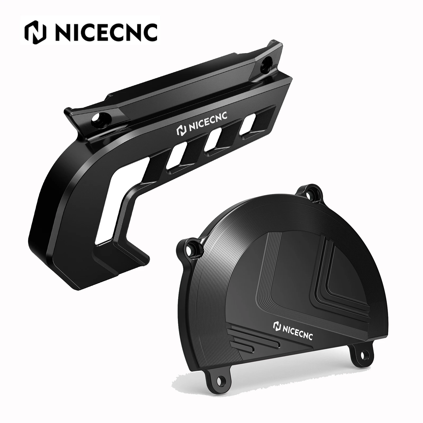 NICECNC Für STARK VARG MX EX SM 2024-2026 Linke Motorabdeckung & Kettenradabdeckung Kettenschutz Elektrische Motorrad-Aluminiumteile – Detail 12