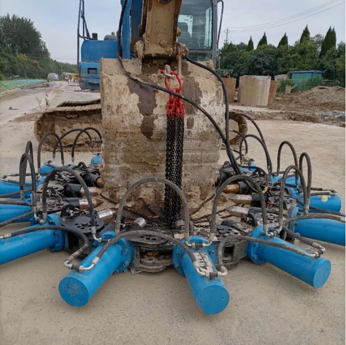 Foundation Pile Concrete Breaker Machine Excavator Breaker Hydraulic Pile Breaker