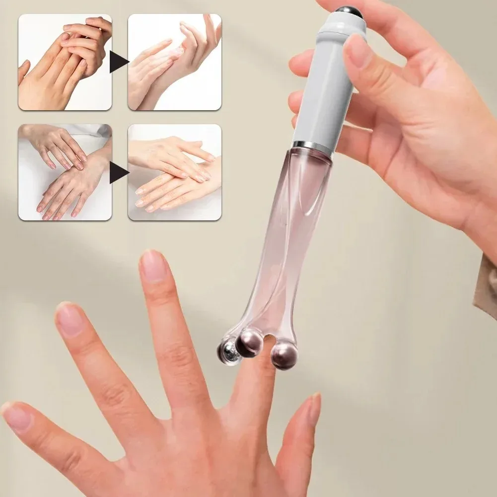 Finger Joint Acupoint Massager Rollers Handheld Hand Acupuncture Points Massager Relieve Finger Fatigue Arthritis Massage Tool