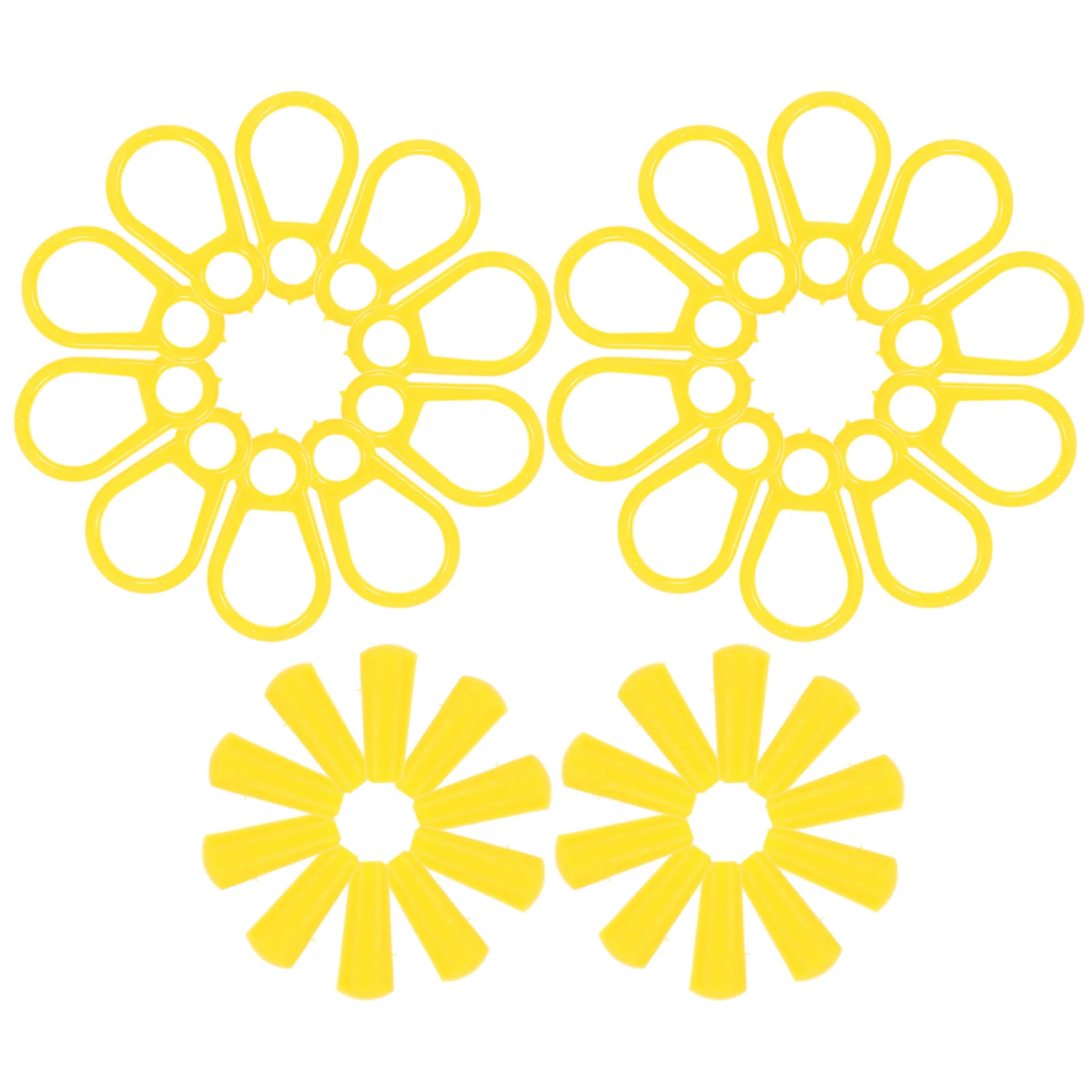 

20 set Triangle Bell Plastic Accessories Steel Triangle Rings Striker Covers Rhythm Instrument Parts Hand Percussion Set