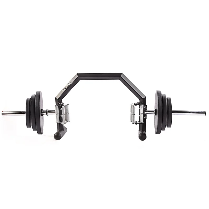 Professional Hexagonal Barbell Squat Deadlift Bar Semi-Open Farmer's Walk Weight-Bearing Equipment  Steel Gym Fitness