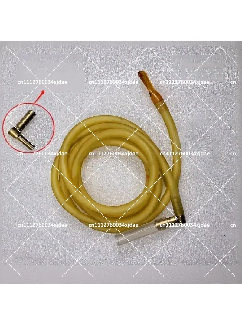Glass Blowing Pipe with Rubber Hose, Professional Lampworking Tool for Shaping