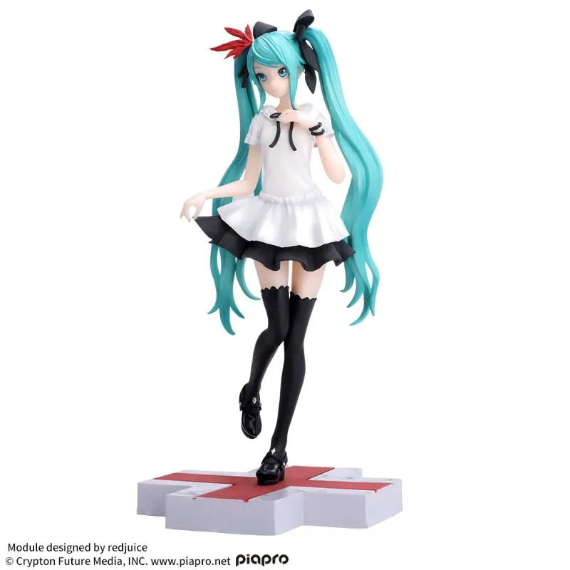 SEGA Original Genuine Vocaloid Singer Hatsune Miku Project Diva Mega 39\'s Luminasta Supreme Ver 18cm Model Toy Figures Gifts