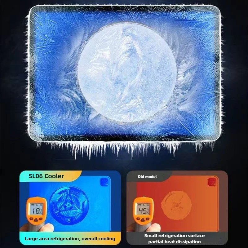 SL06 Z27 Semiconductor เกมแม่เหล็ก Cooler w/อลูมิเนียม Kickstand สําหรับ IOS IPad Samsung Xiaomi Huawei แท็บเล็ต Pad เฉพาะ