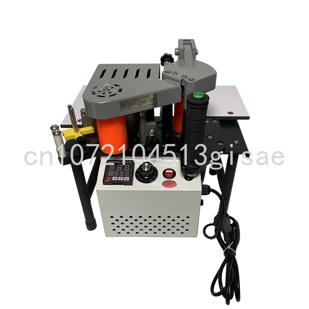 Edge Banding Machine Portable Wood PVC Two-sided Gluing Edge Bander With Tray Cut Adjustable Speed 1200W 1000ML