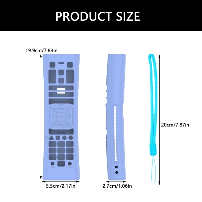Silicone Remote Cover for XR11 Full Body Protections Against Drops AntiSlip Texture Maintains Button Access