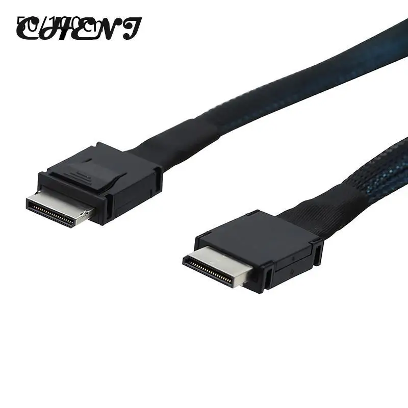 

PCIE Oculink SFF 8611 4I To MINI SAS SFF-8611 4I Server Super Speed Cable Data Extension Cable Male To Male Data Transfer Line